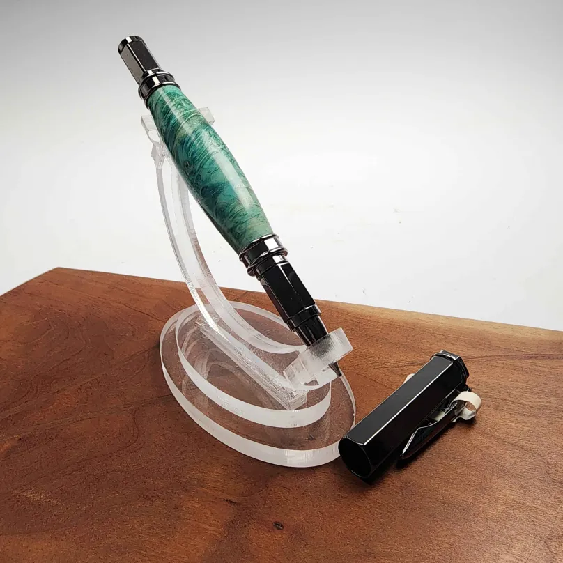 Turquoise Box Elder Roller Pen
