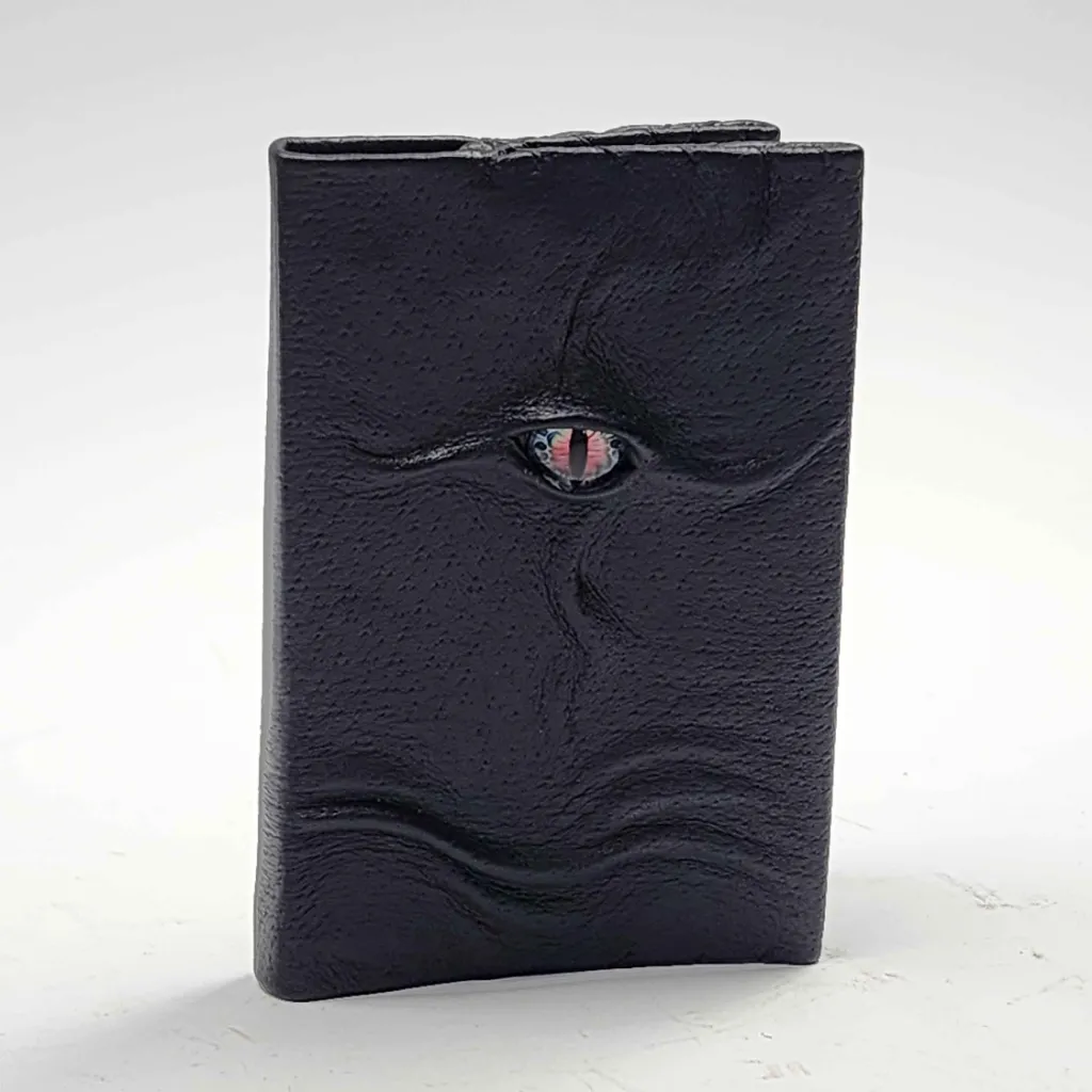 Leather Card Wallet with Eye