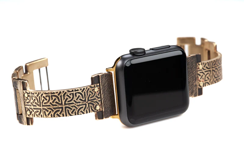 "Bardini" Brass Apple Watch Band