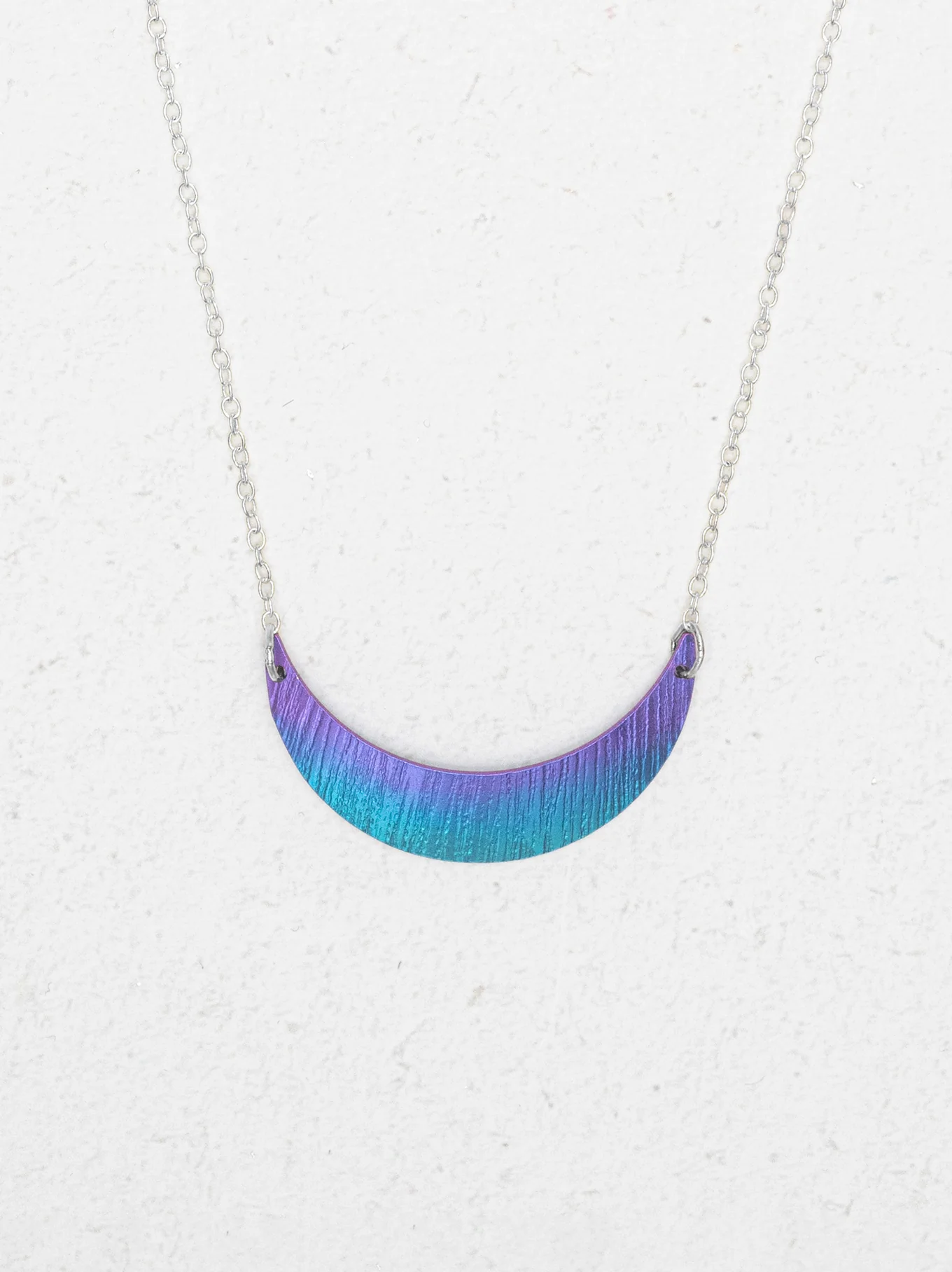 Luna Crescent Necklace in Calypso