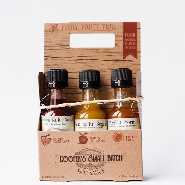 Fiery Fruit Trio Hot Sauce - Heart of the Home Inc