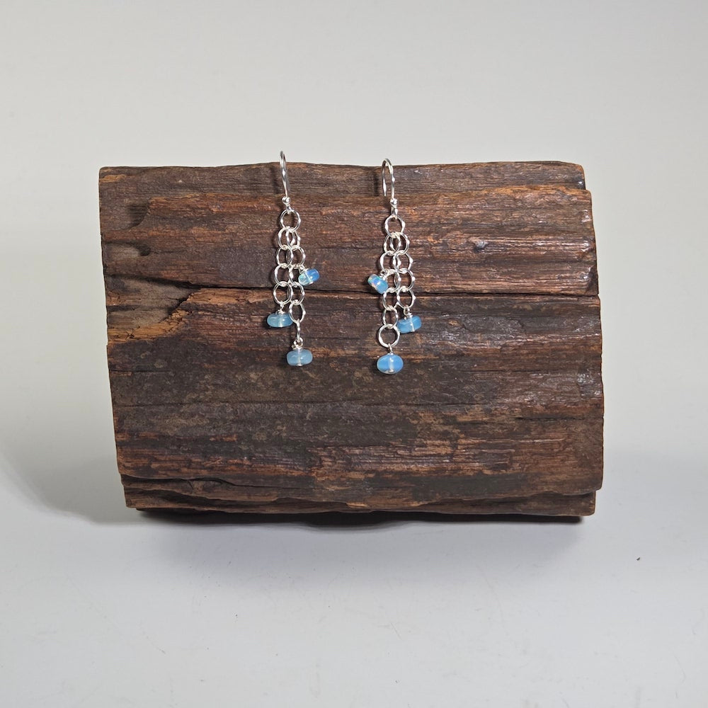 Opal Raindrop Earrings - Heart of the Home Inc