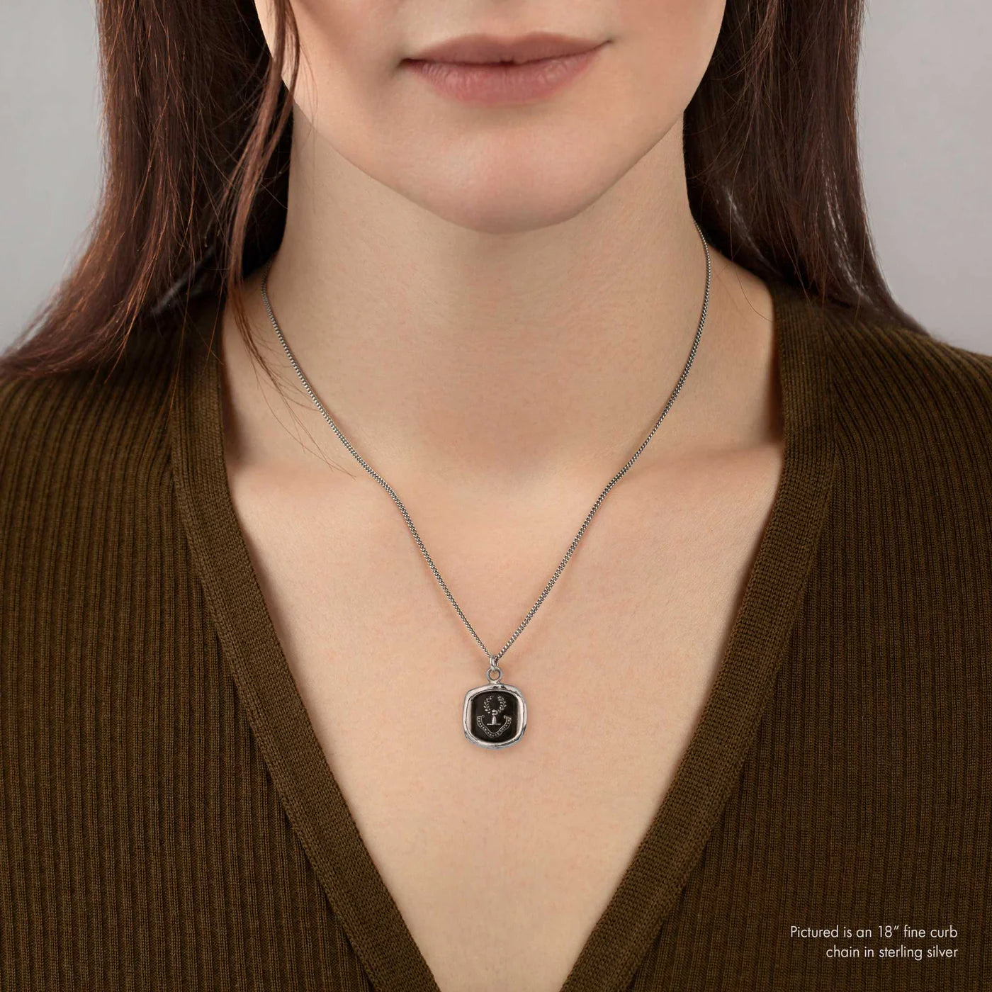 Inner Strength Talisman in Sterling Silver