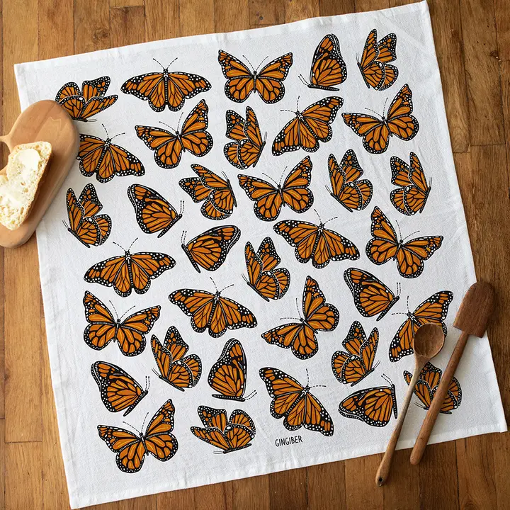 Monarch Flight Tea Towel