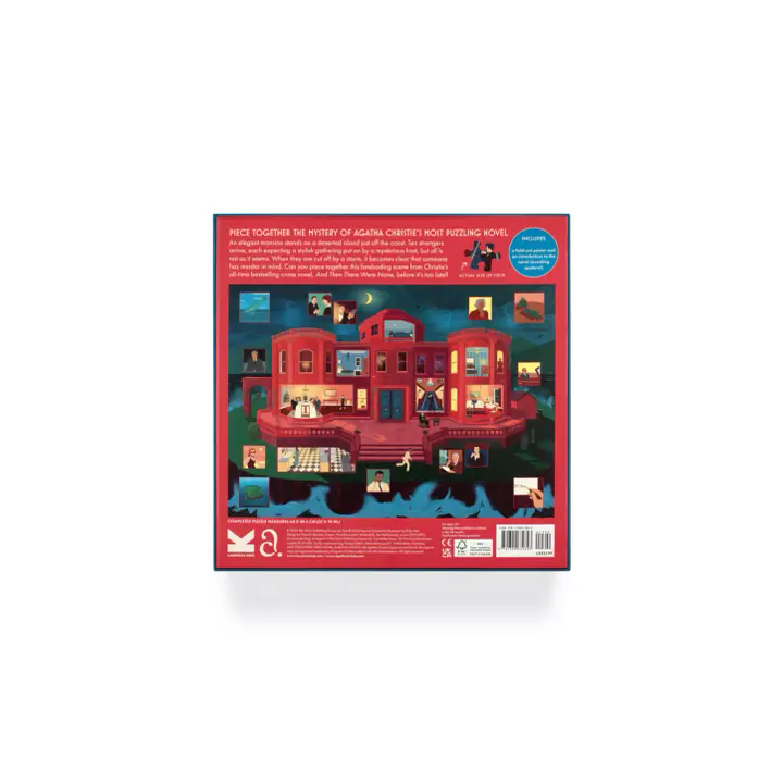 World of Agatha Christie : And Then There Were None 1000pc Puzzle - Heart of the Home Inc