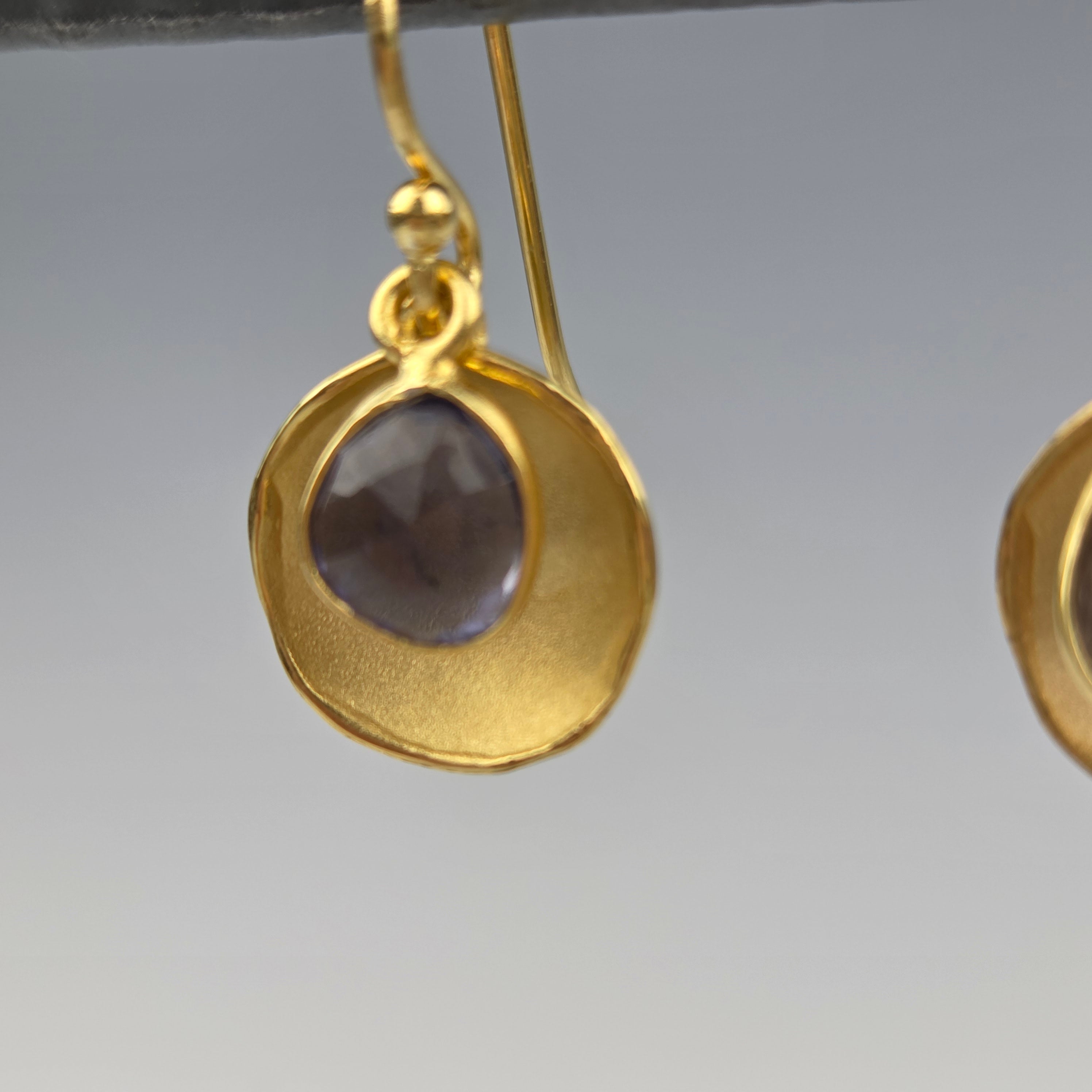 Dishy Iolite Earrings - Heart of the Home Inc