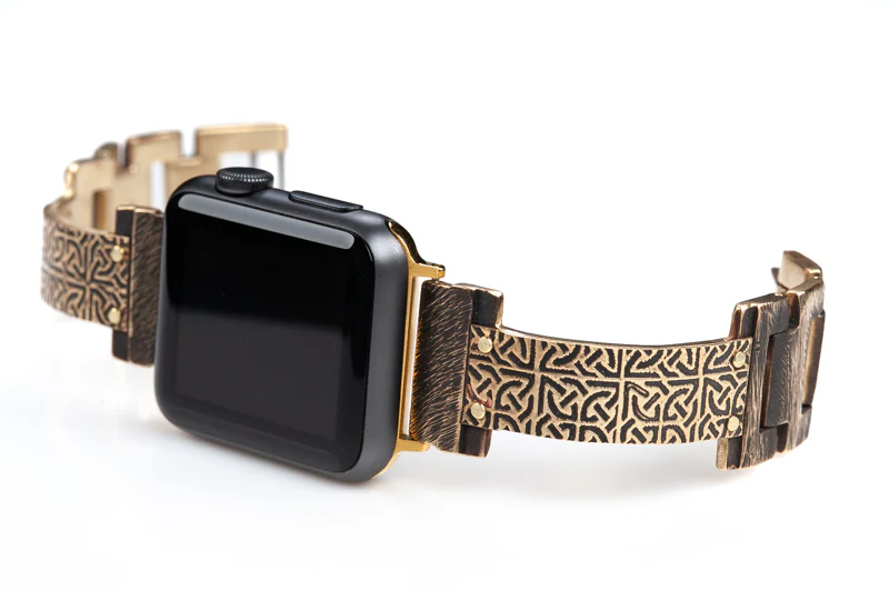 "Bardini" Brass Apple Watch Band