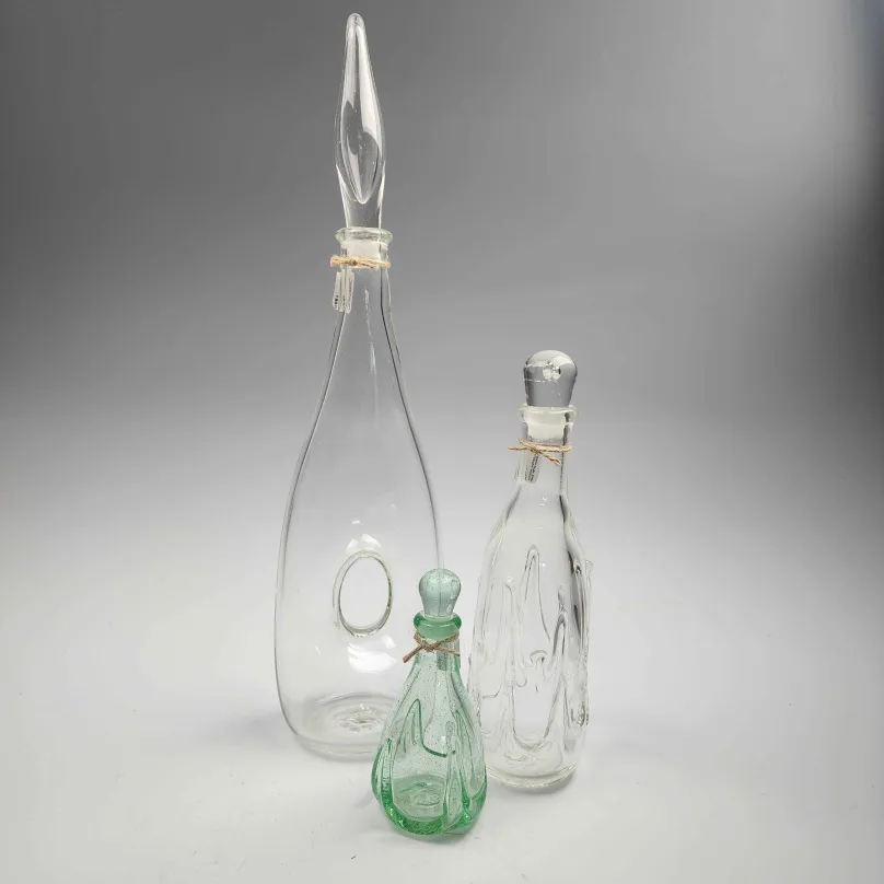 Medium Glass Bottle with Stopper