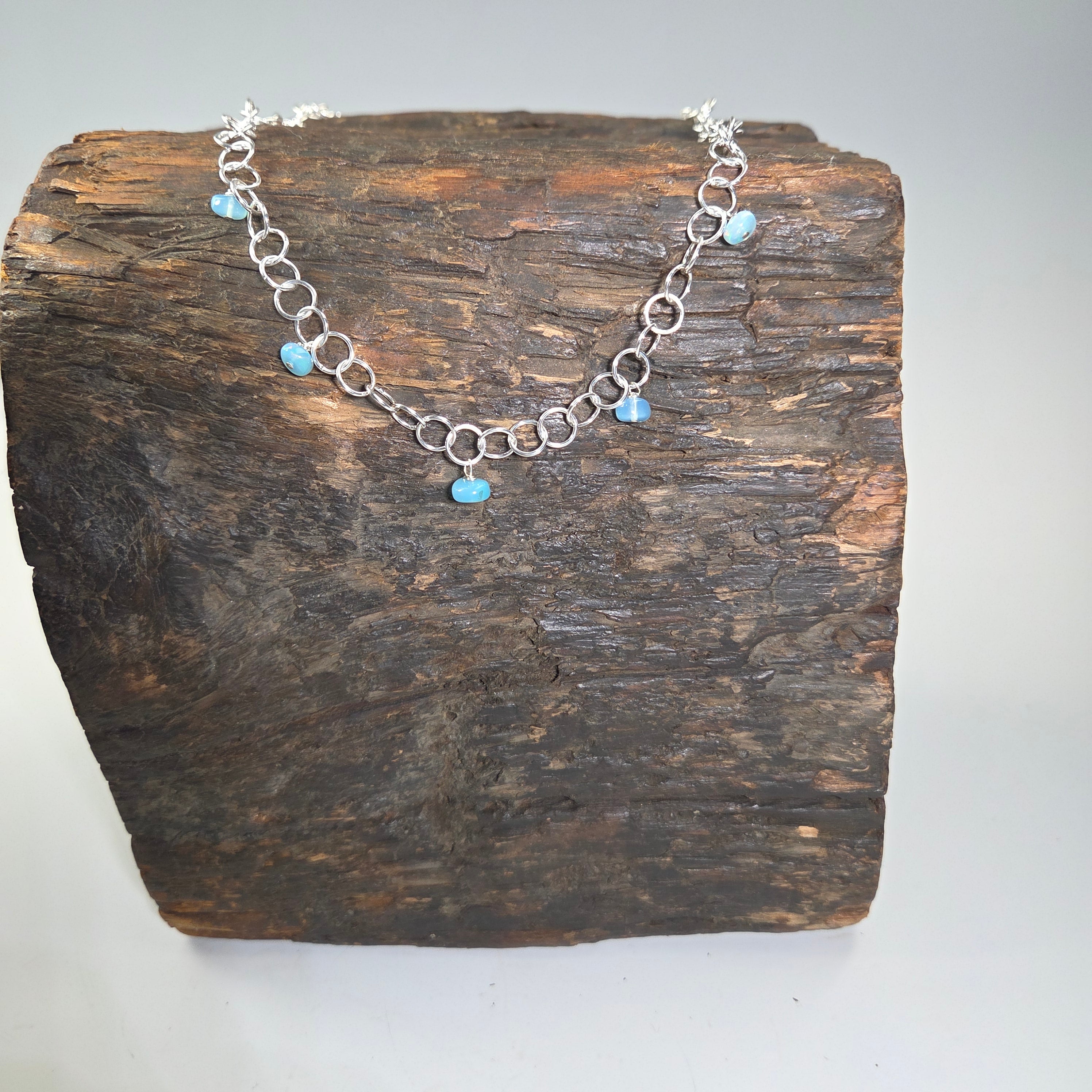 Opal Raindrop Necklace - Heart of the Home Inc