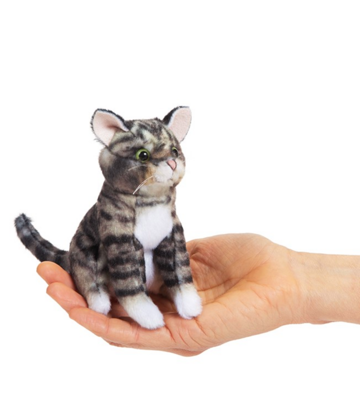 Mini Tabby Finger Puppet - Heart of the Home Inc