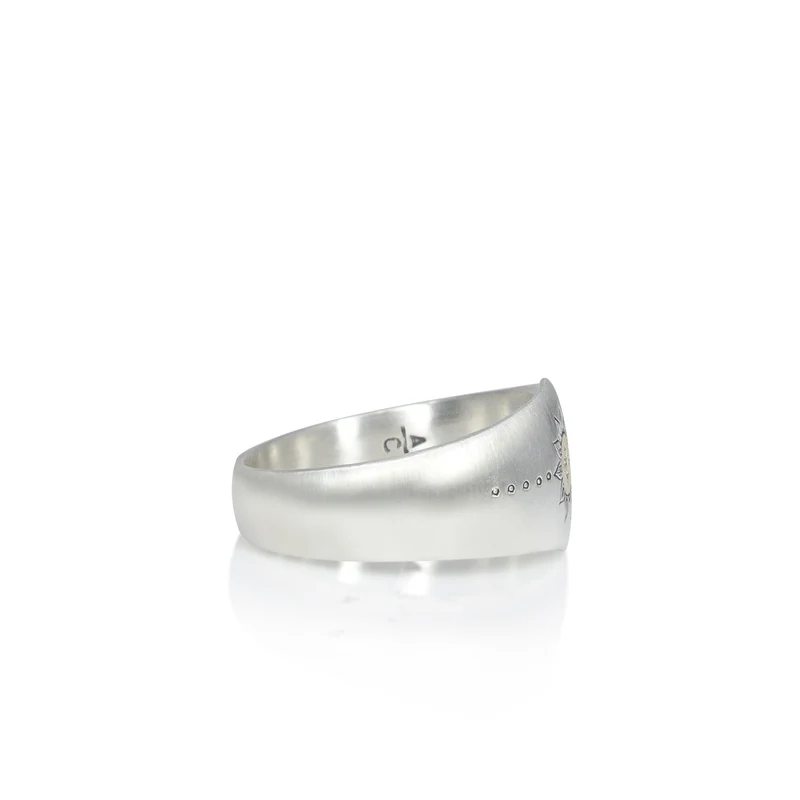 Soleil Silver & Gold Band