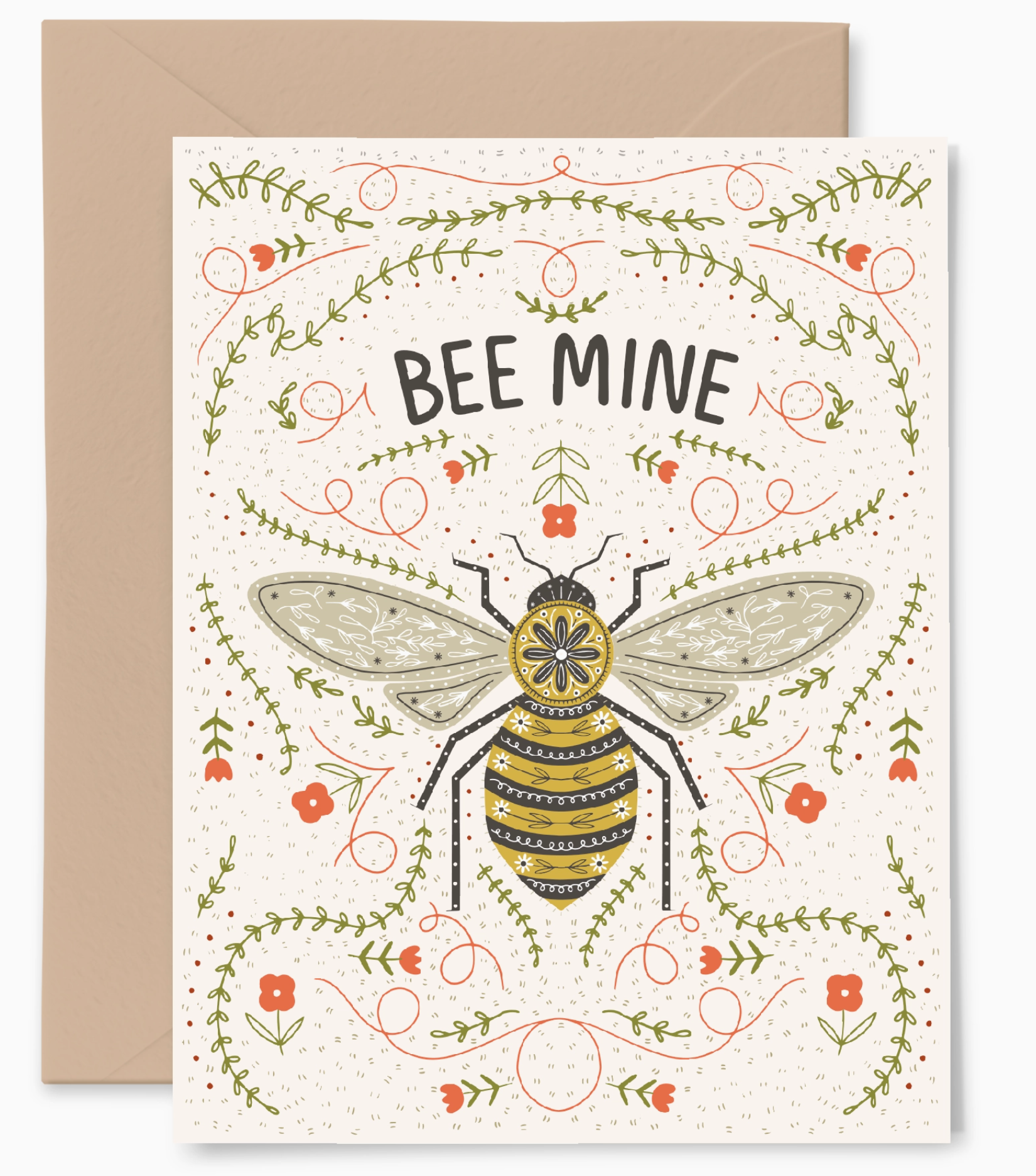 Bee My Valentine Card - Heart of the Home Inc