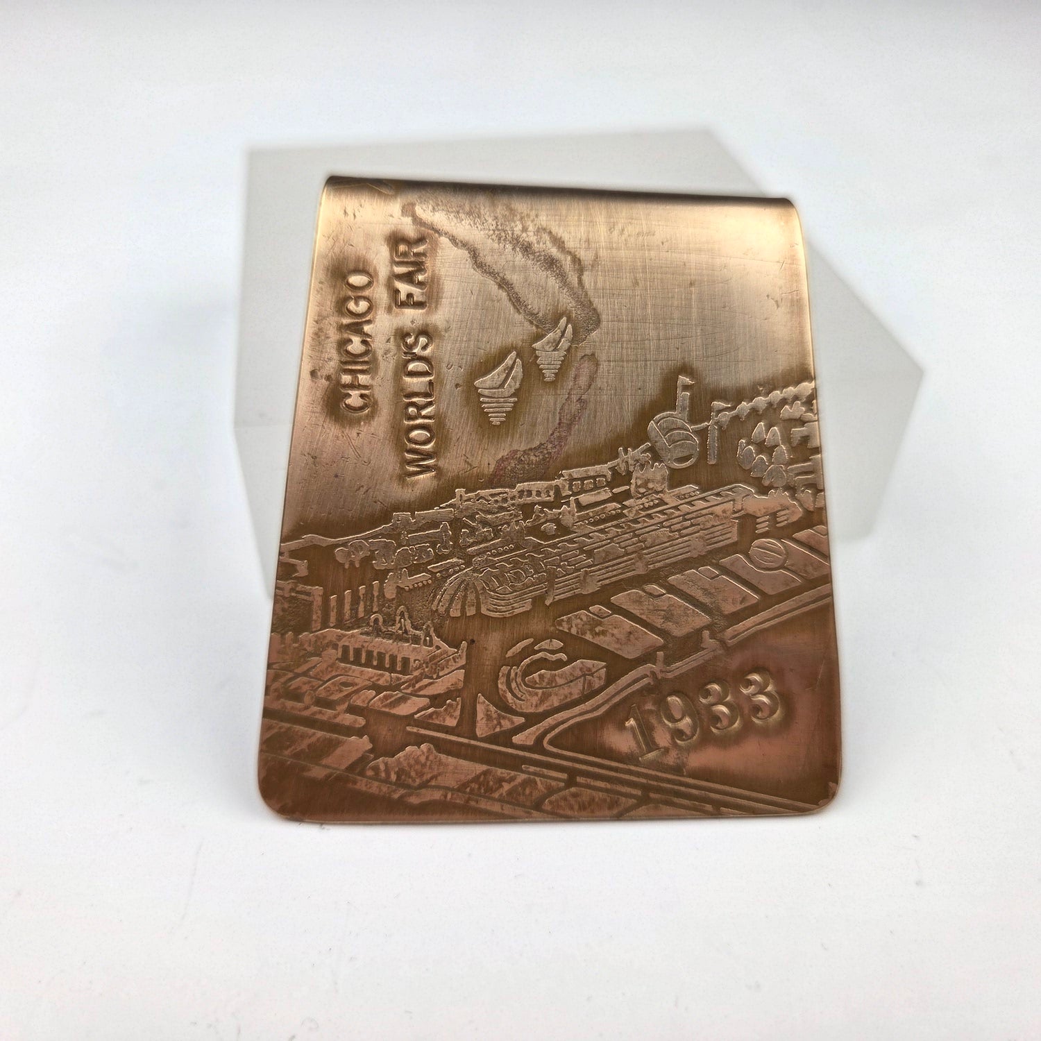 1933 Chicago Worlds Fair Moneyclip - Heart of the Home Inc