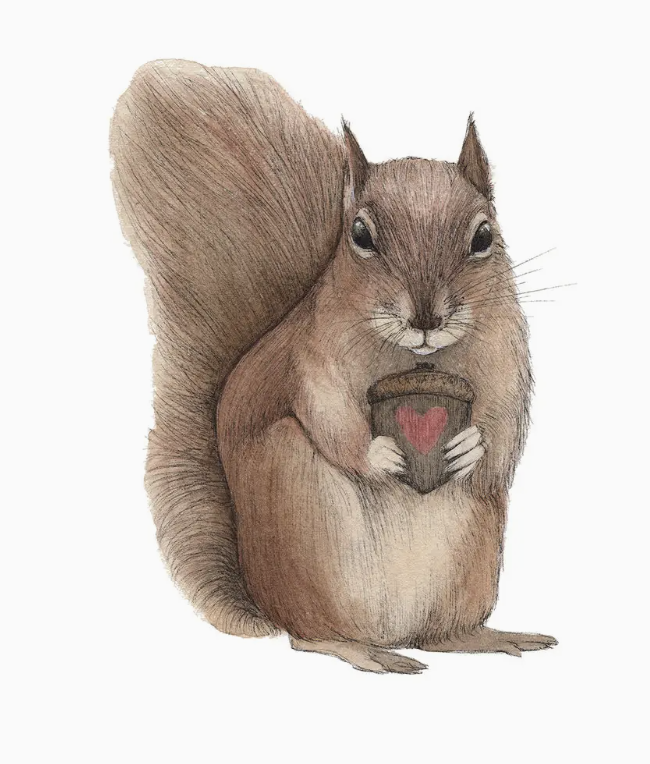 Nutty Love Card - Heart of the Home Inc