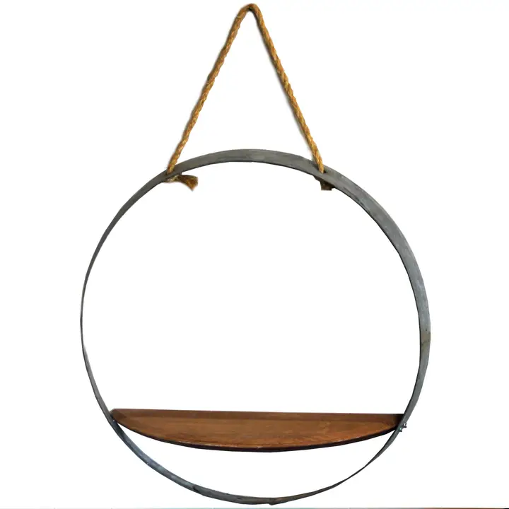 Barrel Hoop Shelf - Heart of the Home LV