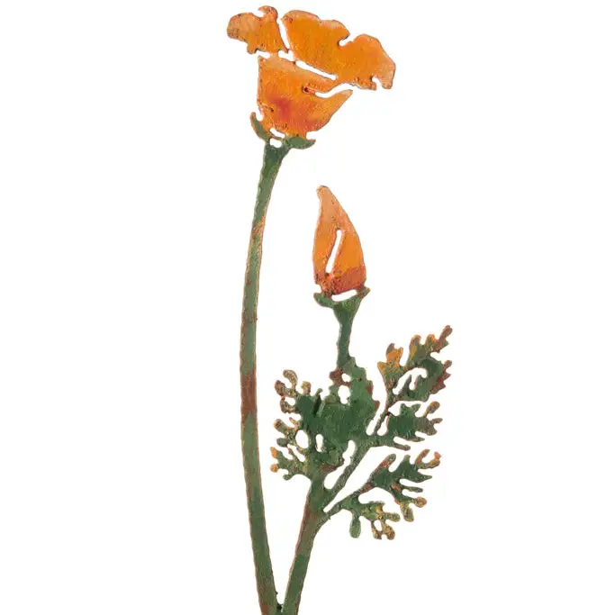California Poppy Flower Pick - Heart of the Home LV