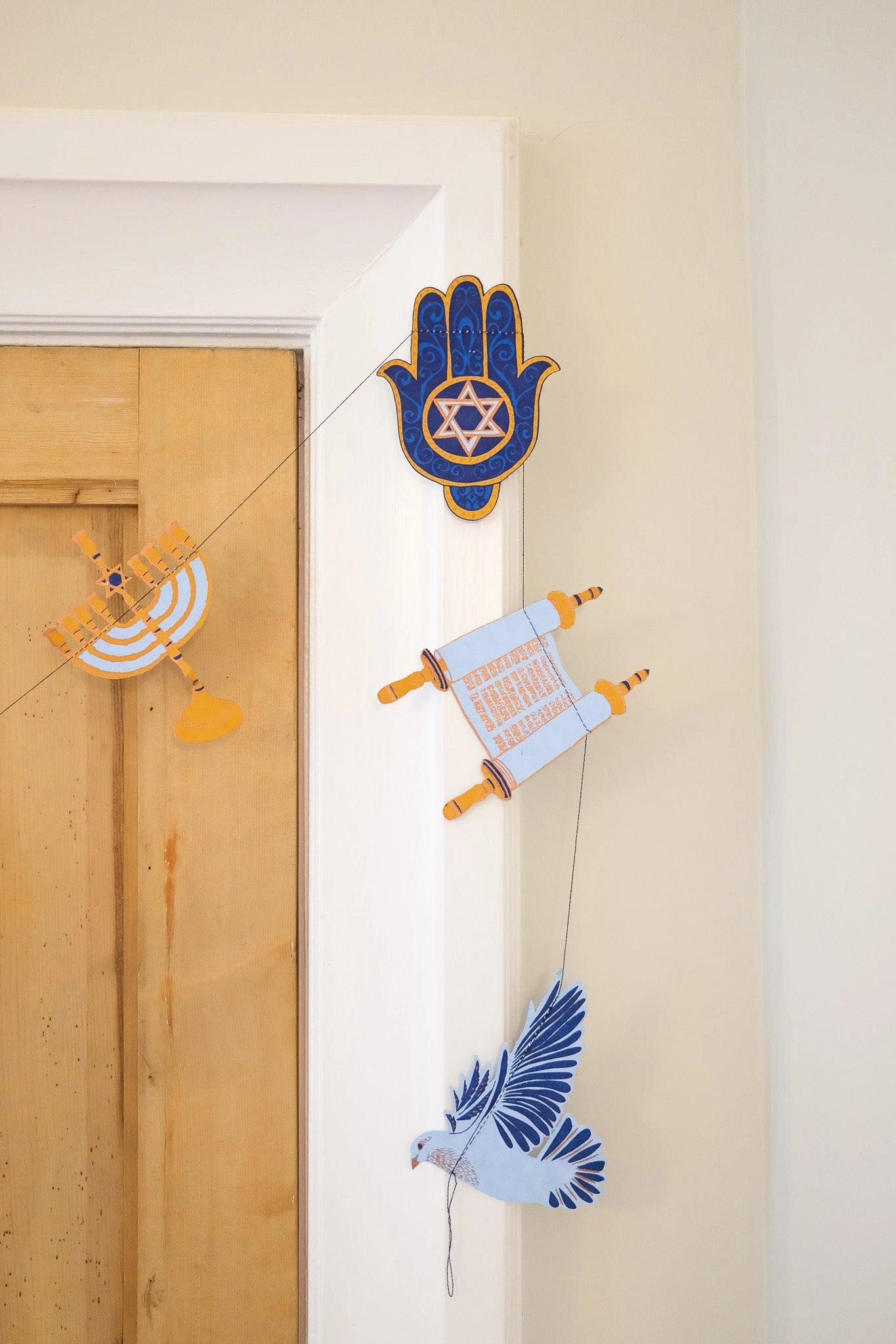 Hanukkah Garland - Heart of the Home Inc
