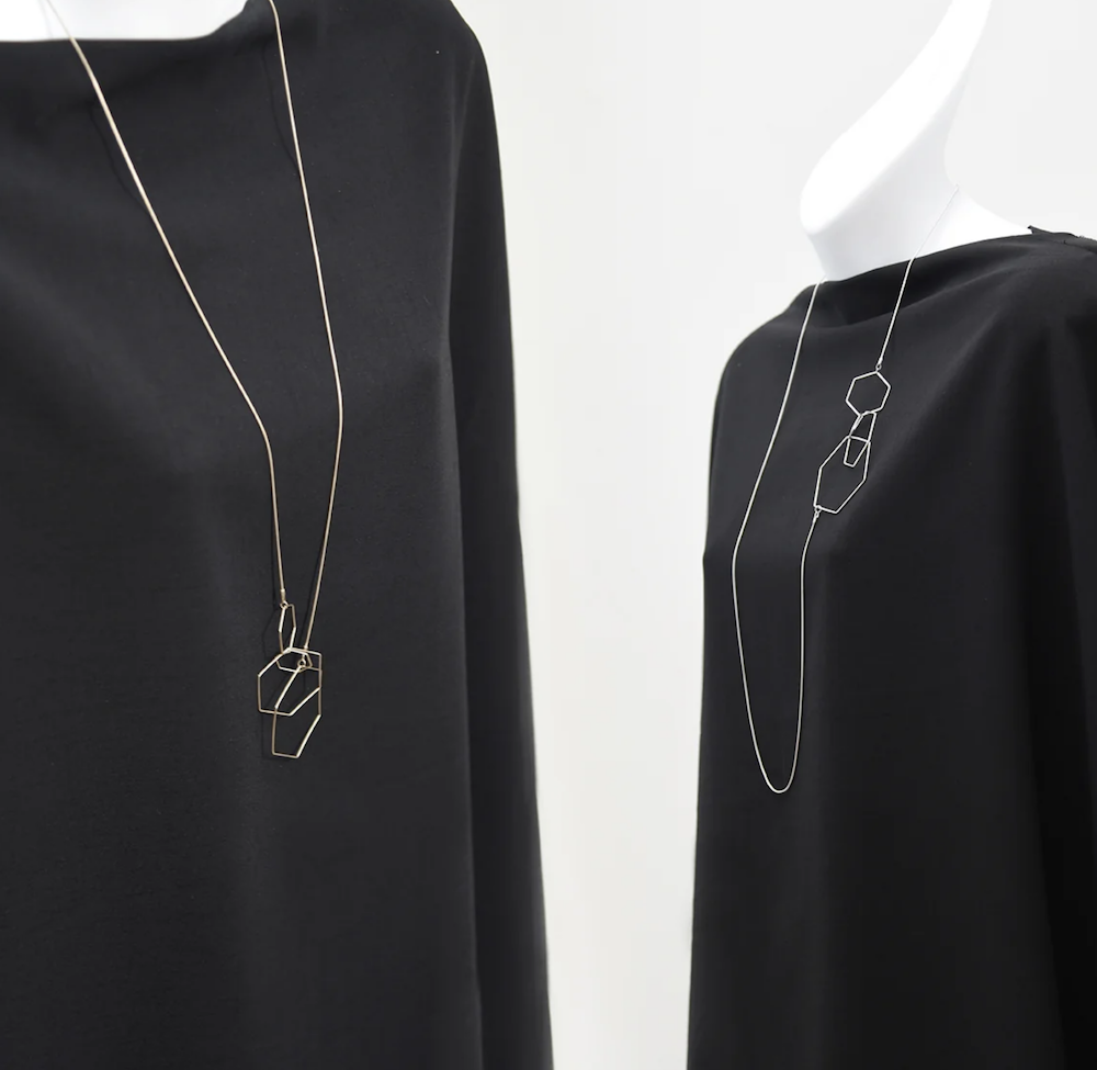 Hexxxx Necklace in Satin Silver - Heart of the Home Inc