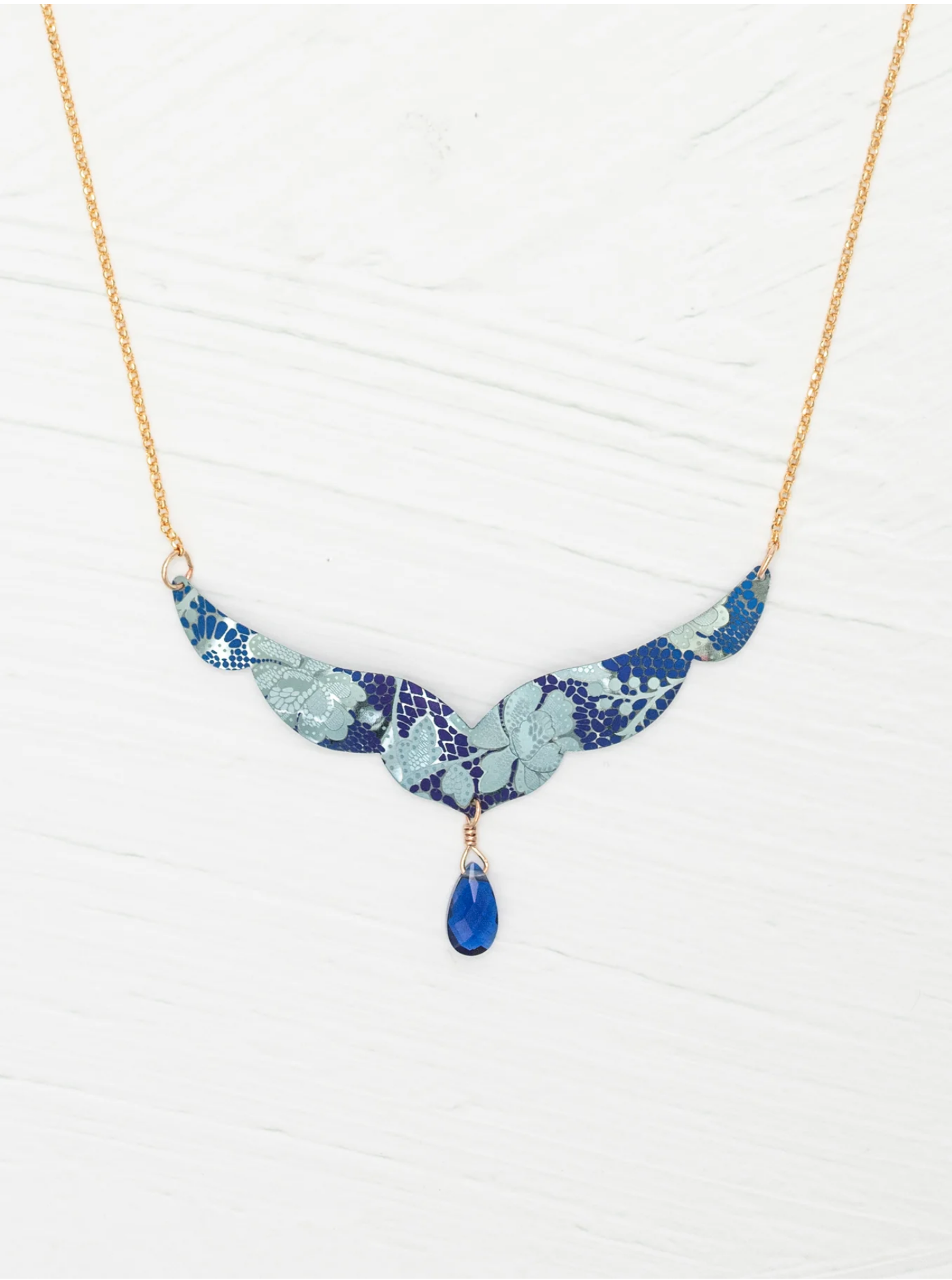 Isla Necklace in Forever Blue - Heart of the Home LV