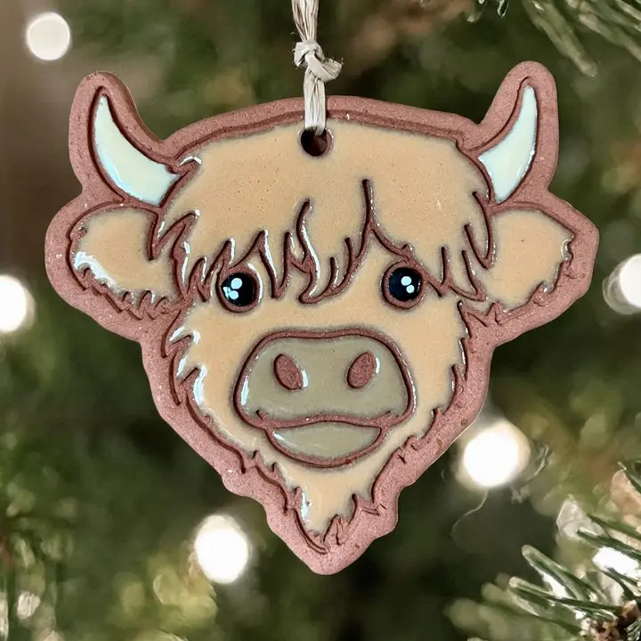 Highland Cow Ornament