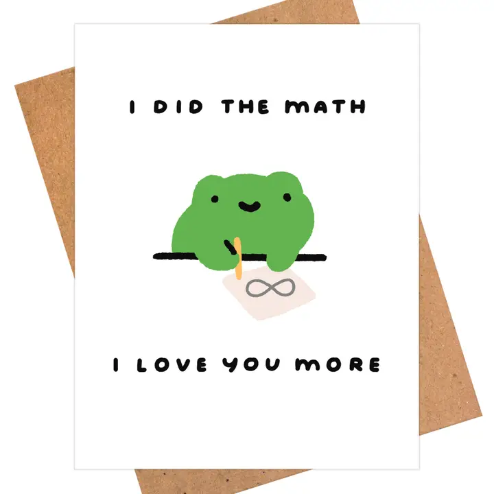 I Love You More Card
