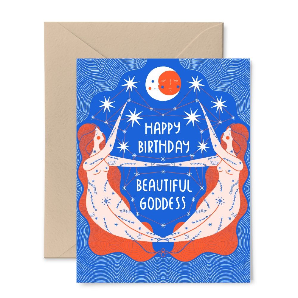 Goddess Birthday Card - Heart of the Home Inc