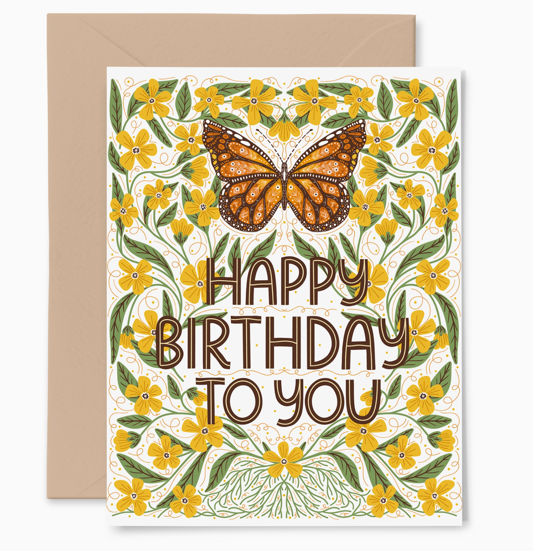Monarch Birthday Card - Heart of the Home Inc