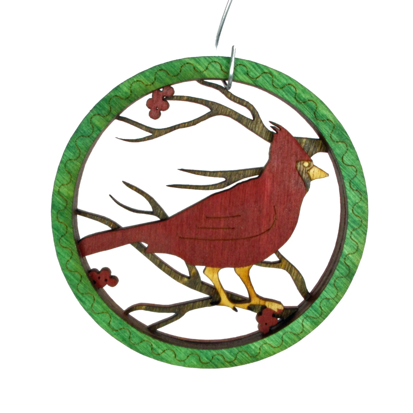 Cardinal Layered Ornament - Heart of the Home LV