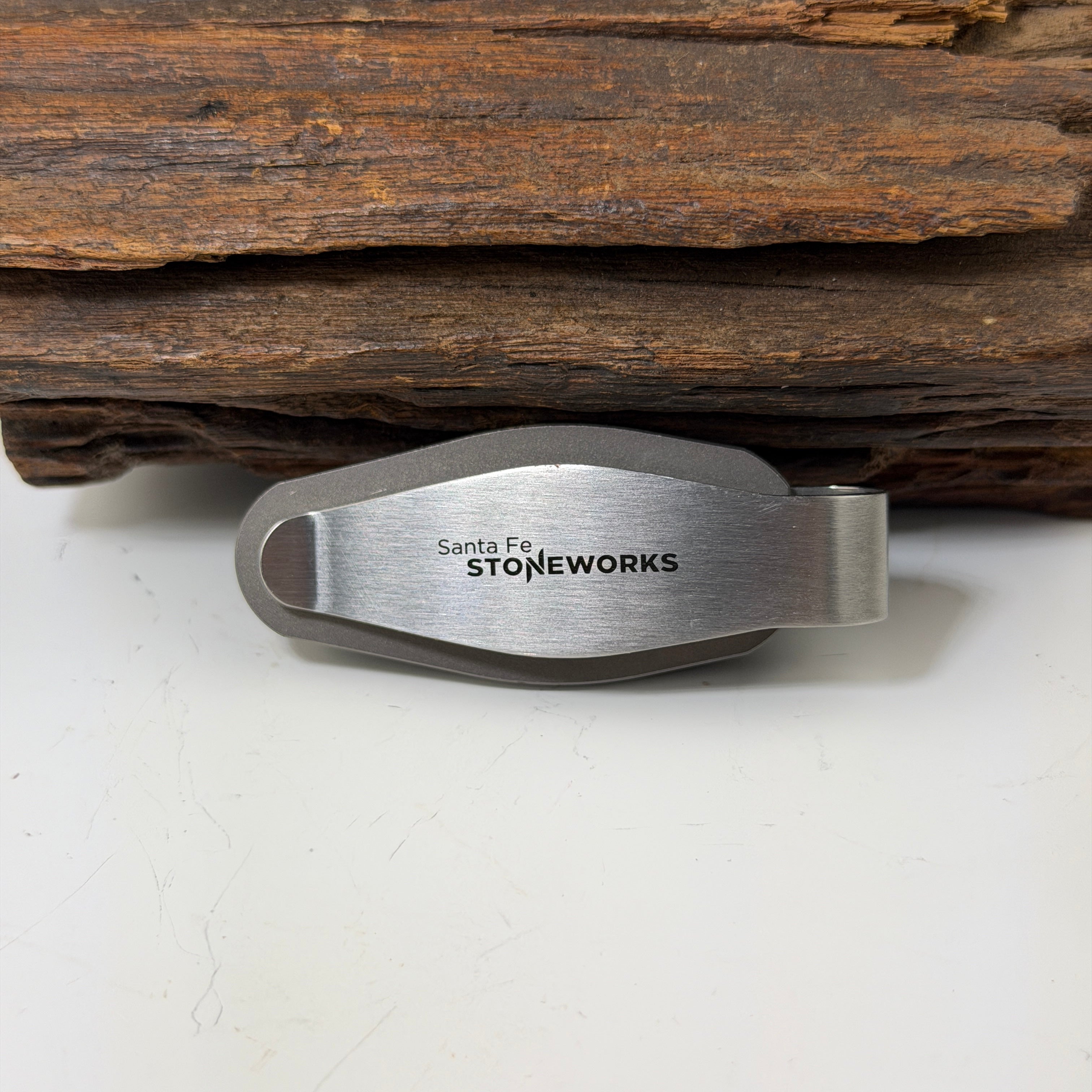 Kingman Turquoise Titanium Moneyclip - Heart of the Home Inc