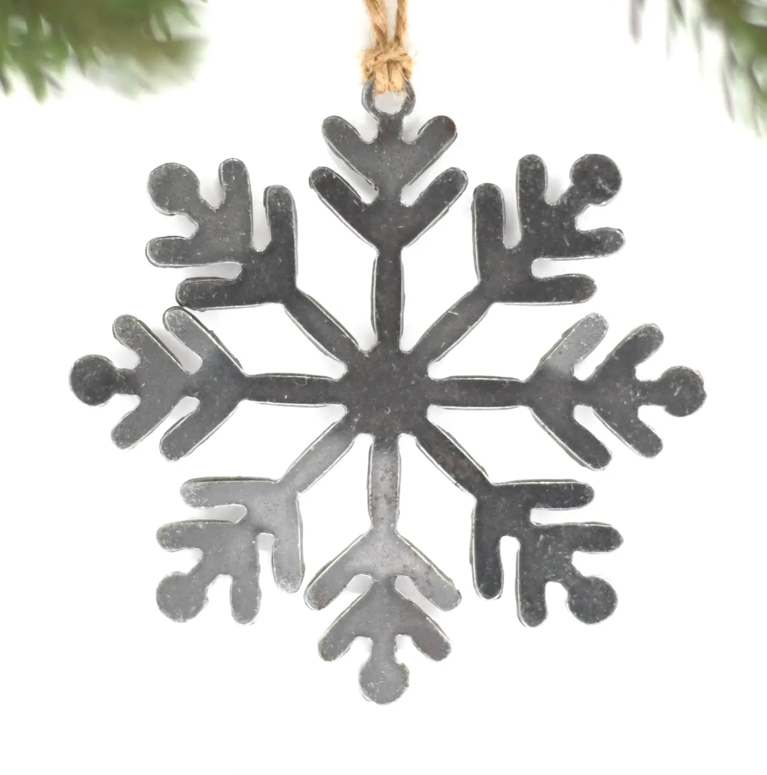 Steel Snowflake Ornament - Heart of the Home Inc