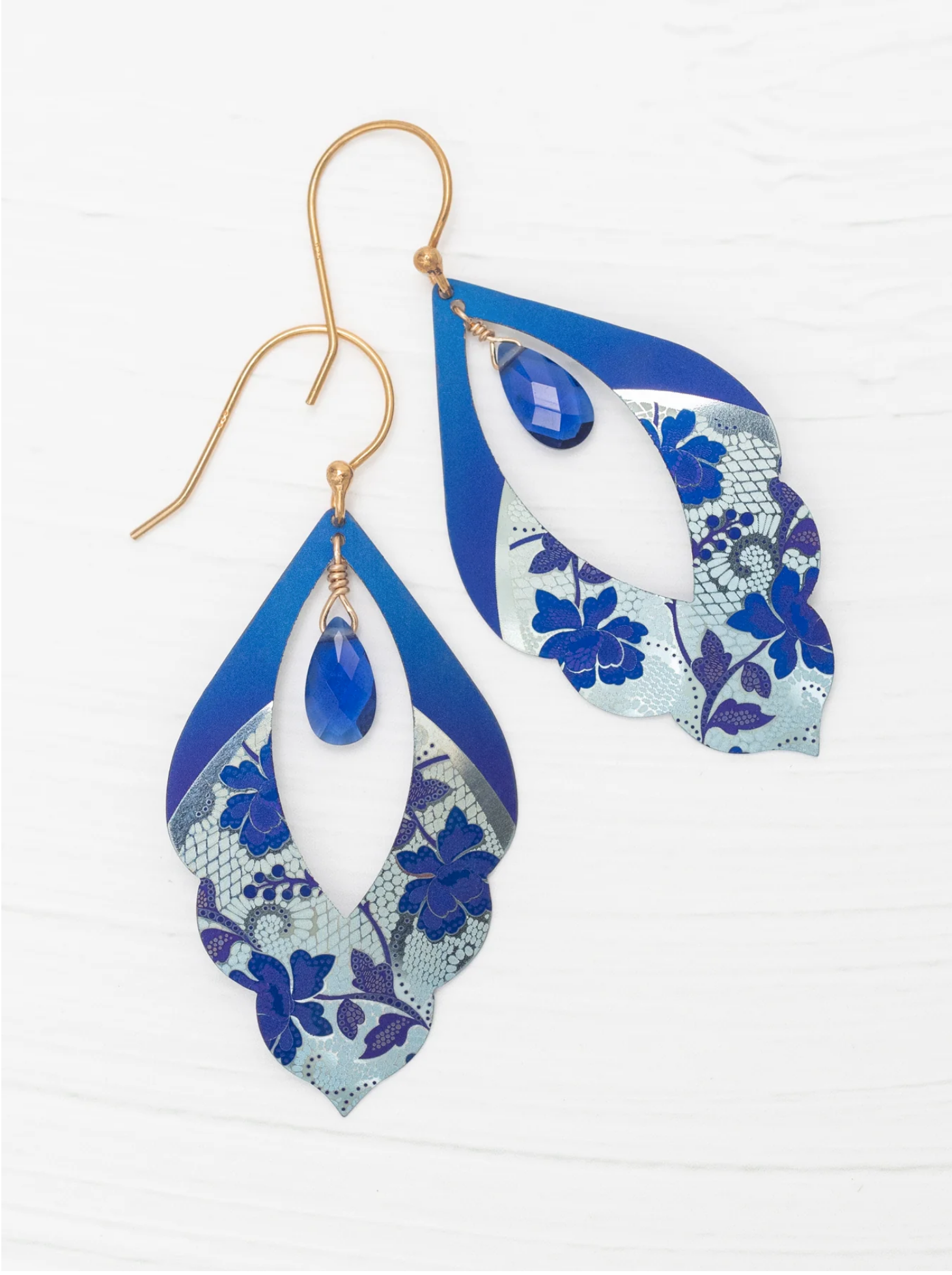 Isla Earrings in Forever Blue - Heart of the Home LV