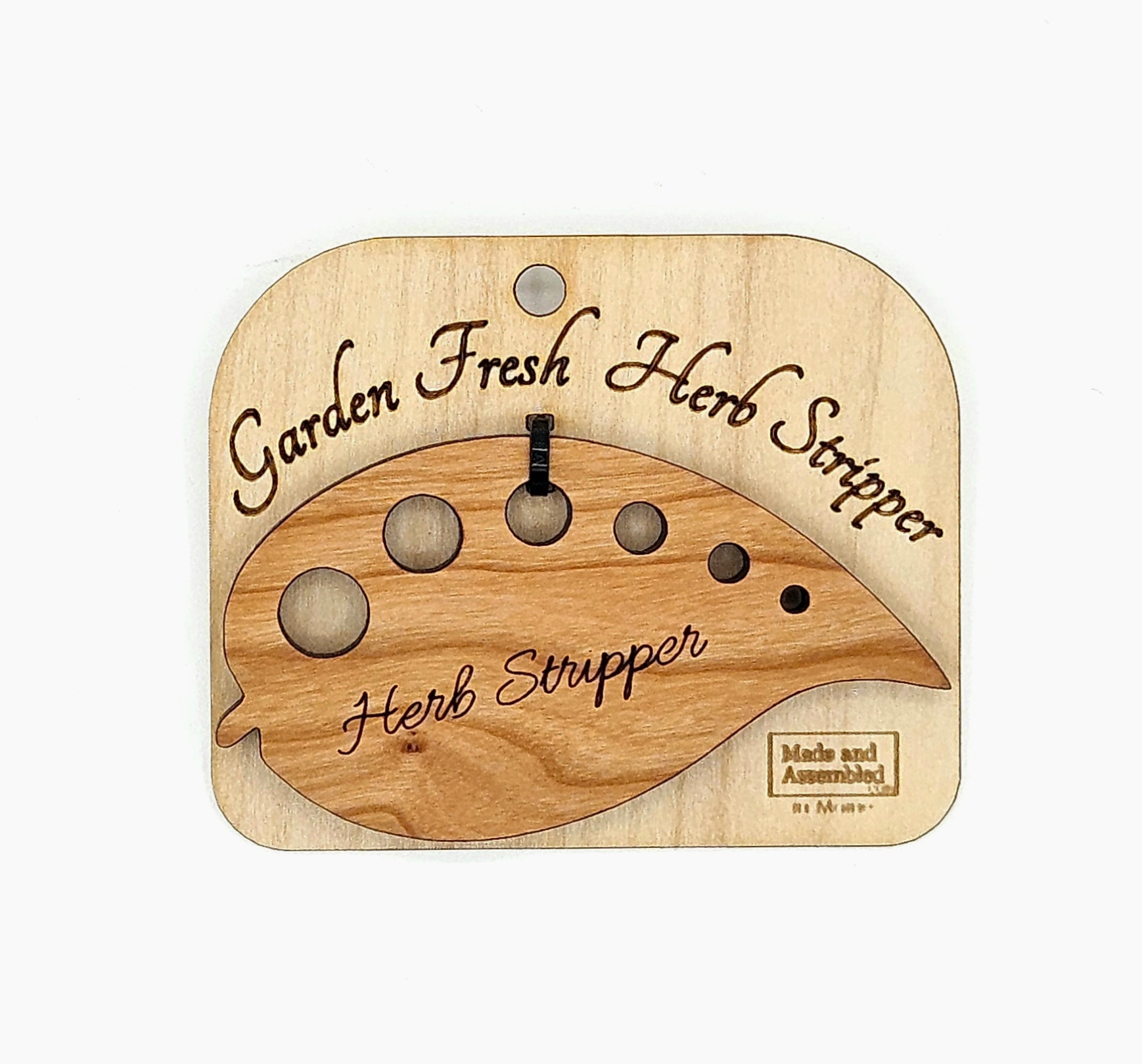 Made Assembled Herb Stripper - Walnut - Heart of the Home Inc