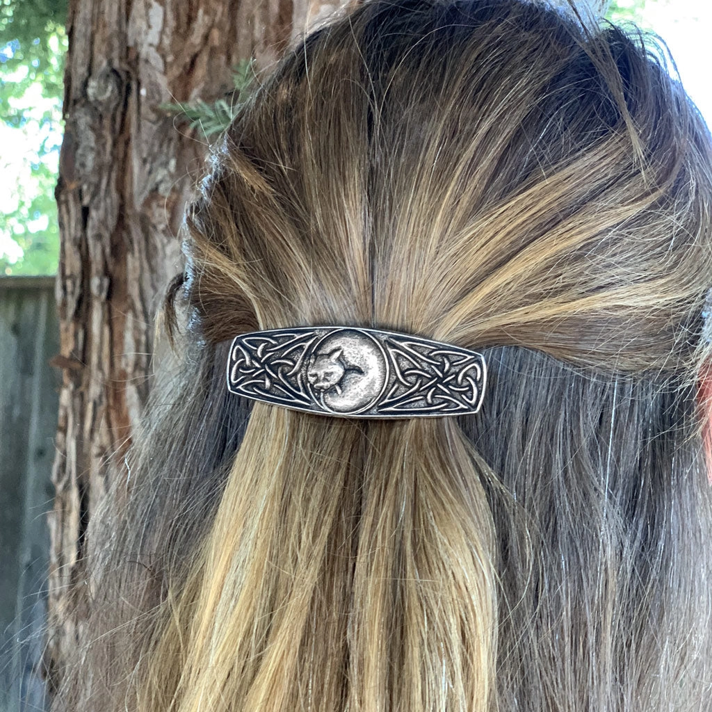 Dreaming Cat Barrette - Heart of the Home Inc