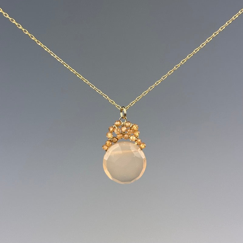 Pink Peach Pendant - Heart of the Home Inc