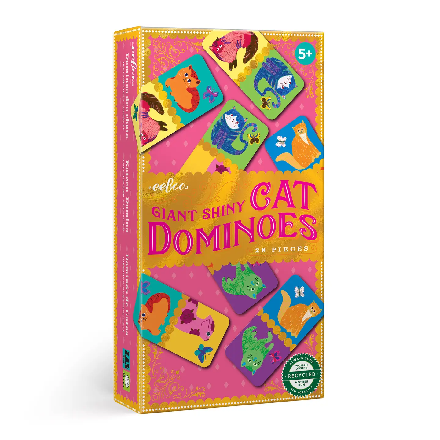 Giant Shiny Cat Dominoes - Heart of the Home Inc