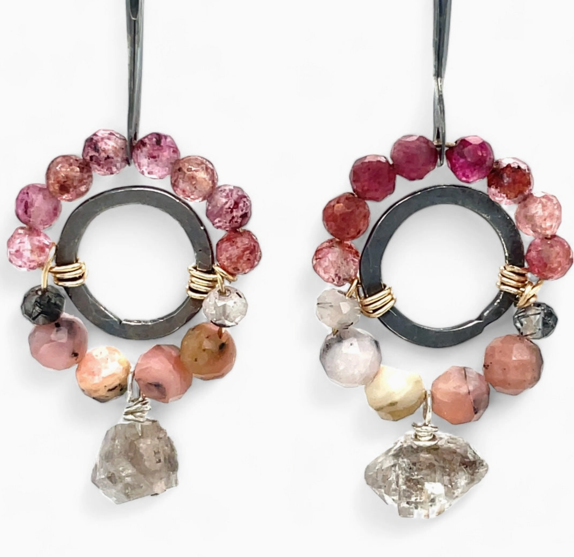 Gemstone Sphere Earrings - Heart of the Home Inc