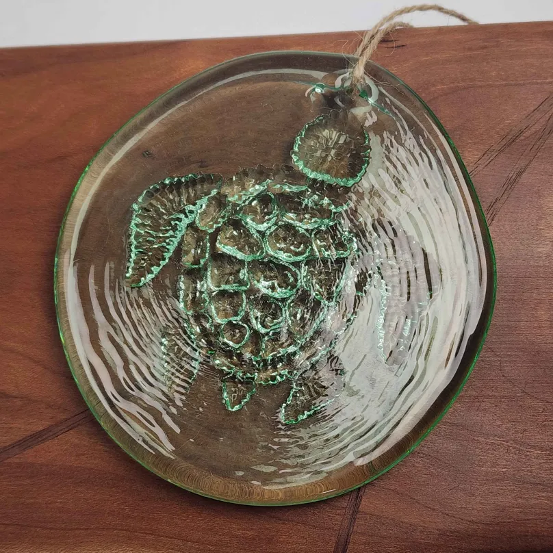 Turtle Large Glass Token
