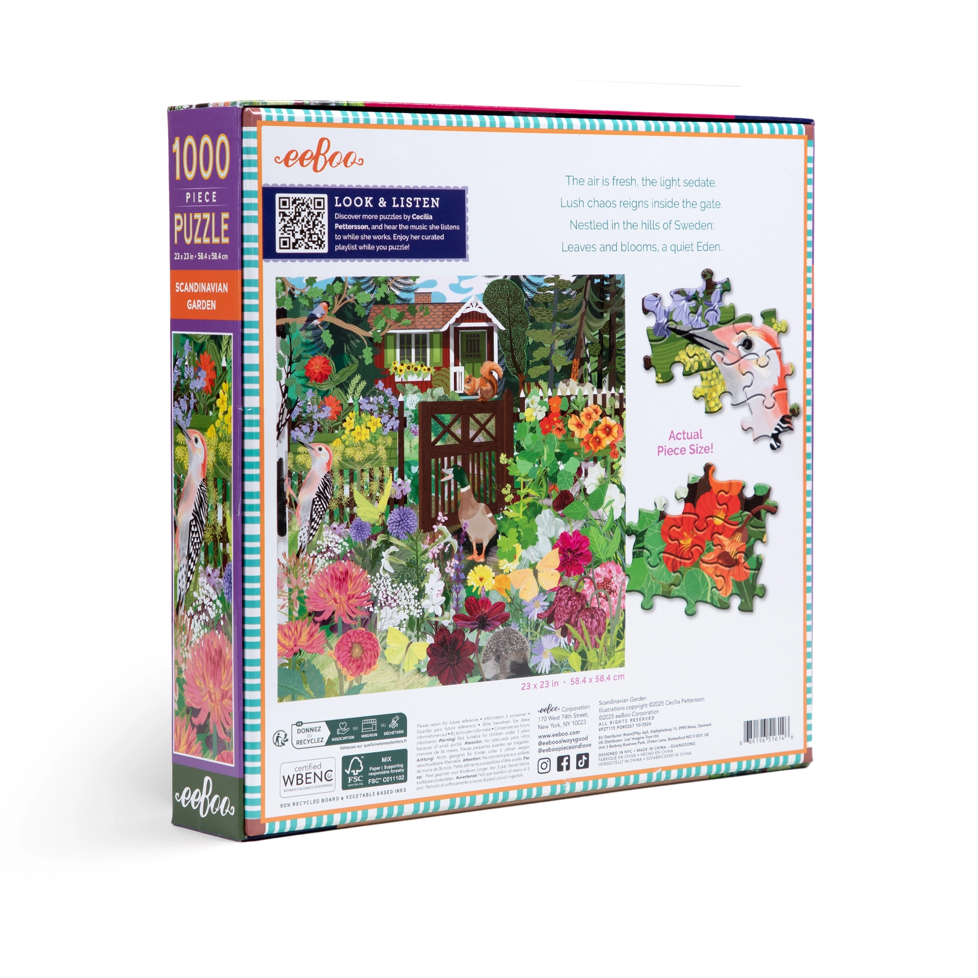 Lavender Kitchen 1000pc Puzzle - Heart of the Home Inc
