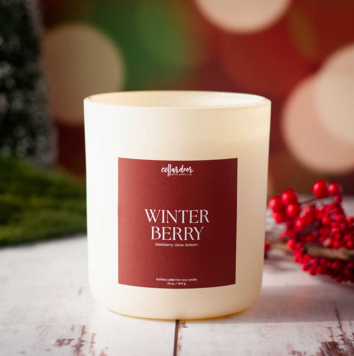Winter Berry Double Wick 13oz Candle - Heart of the Home Inc