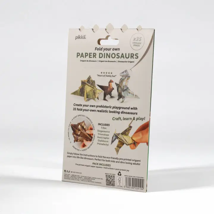 Paper Dinos Origami Set - Heart of the Home Inc