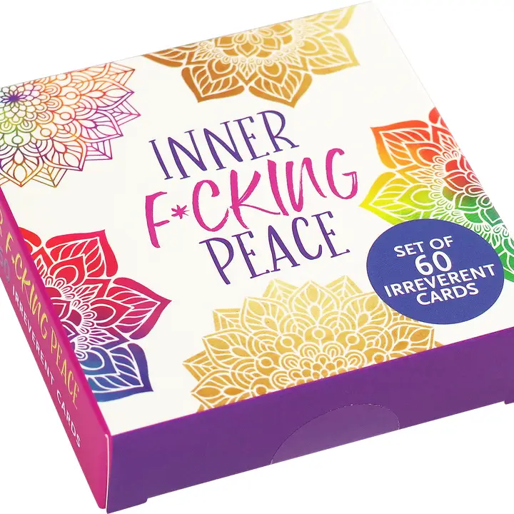Inner F*cking Peace Motivational Cards - Heart of the Home LV