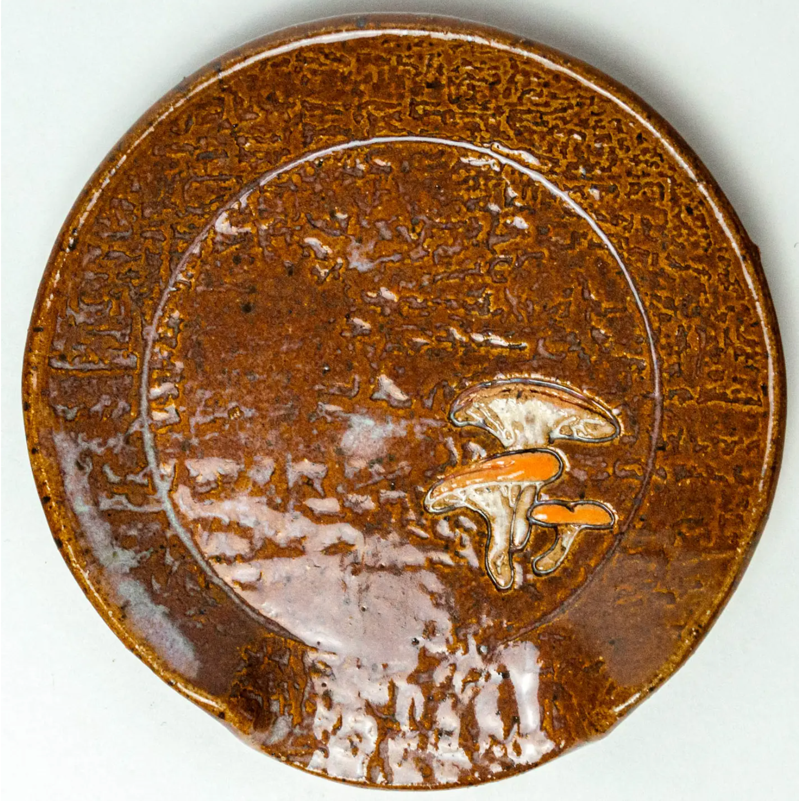 Jack-O'-Lantern Mushroom Pattern Spoon Rest - Heart of the Home Inc