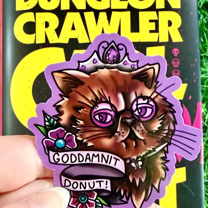 Princess Donut Dungeon Crawler Sticker