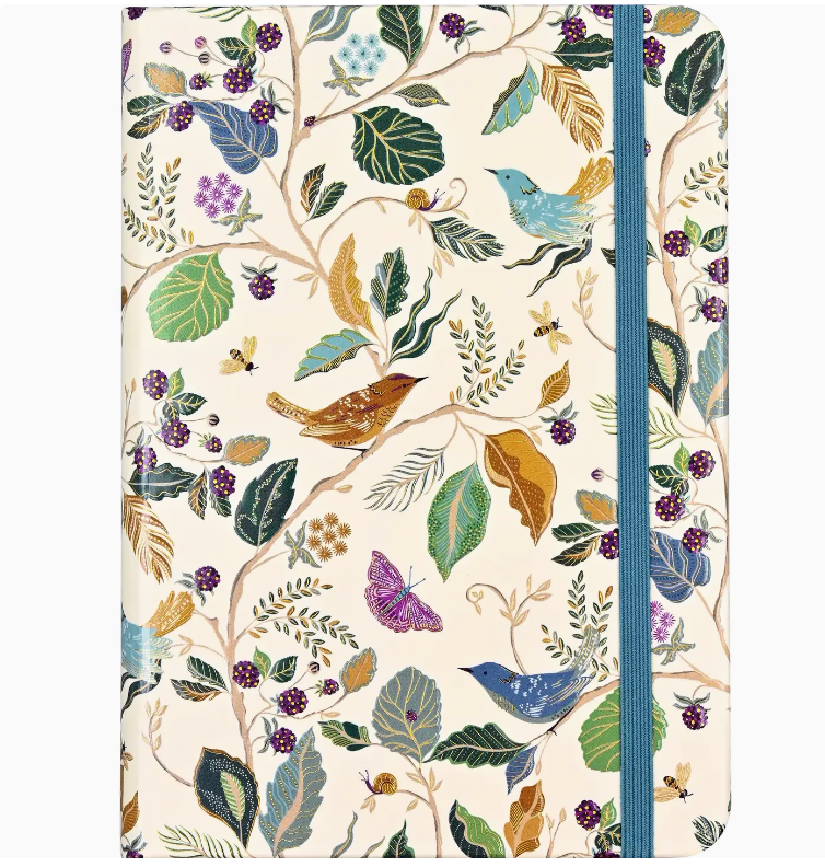 Birds and Berries 5x7 Journal