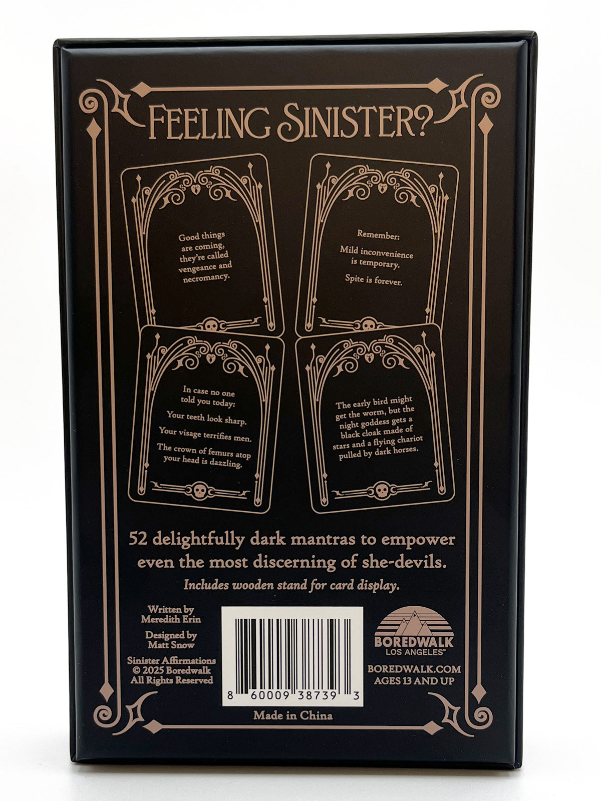 Sinister Affirmations - Heart of the Home Inc