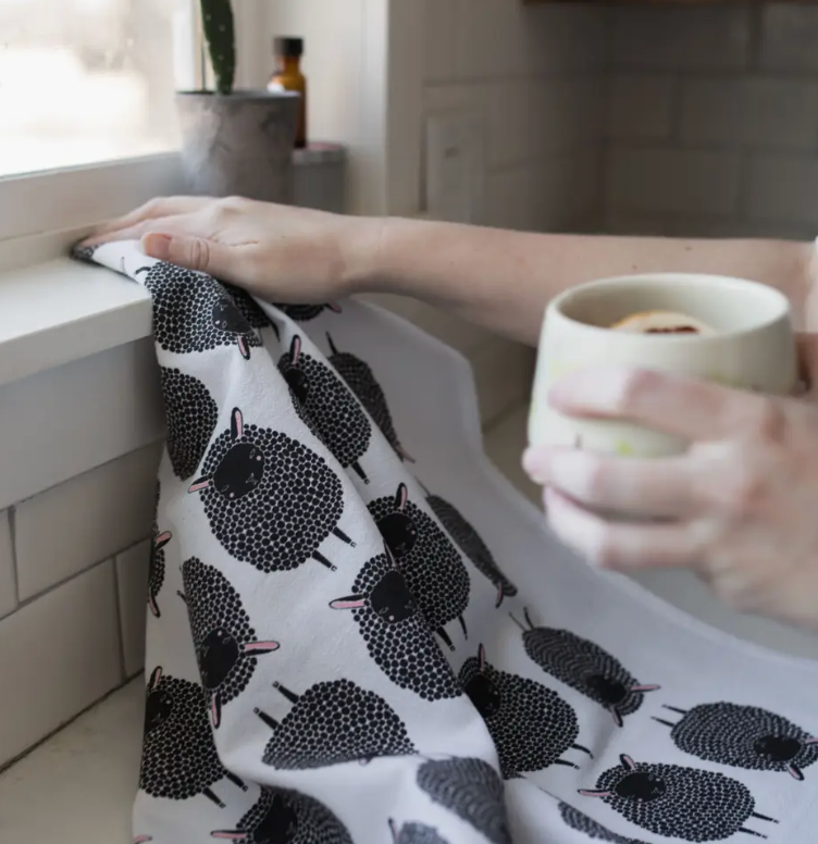Sheep Tea Towel - Heart of the Home Inc
