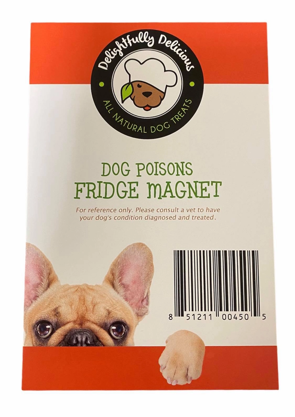 Dog Poisons Fridge Magnet - Heart of the Home Inc