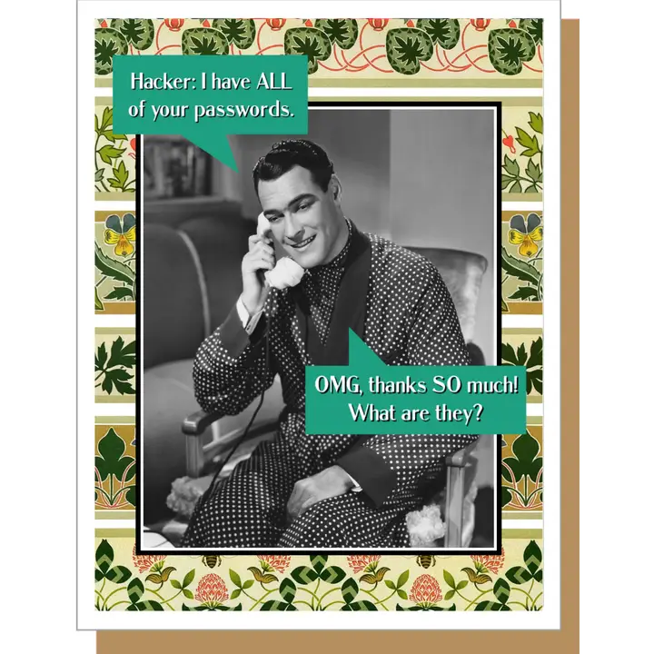 Passwords Everyday Card