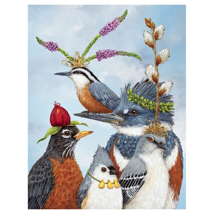 Party Friends Birds Card