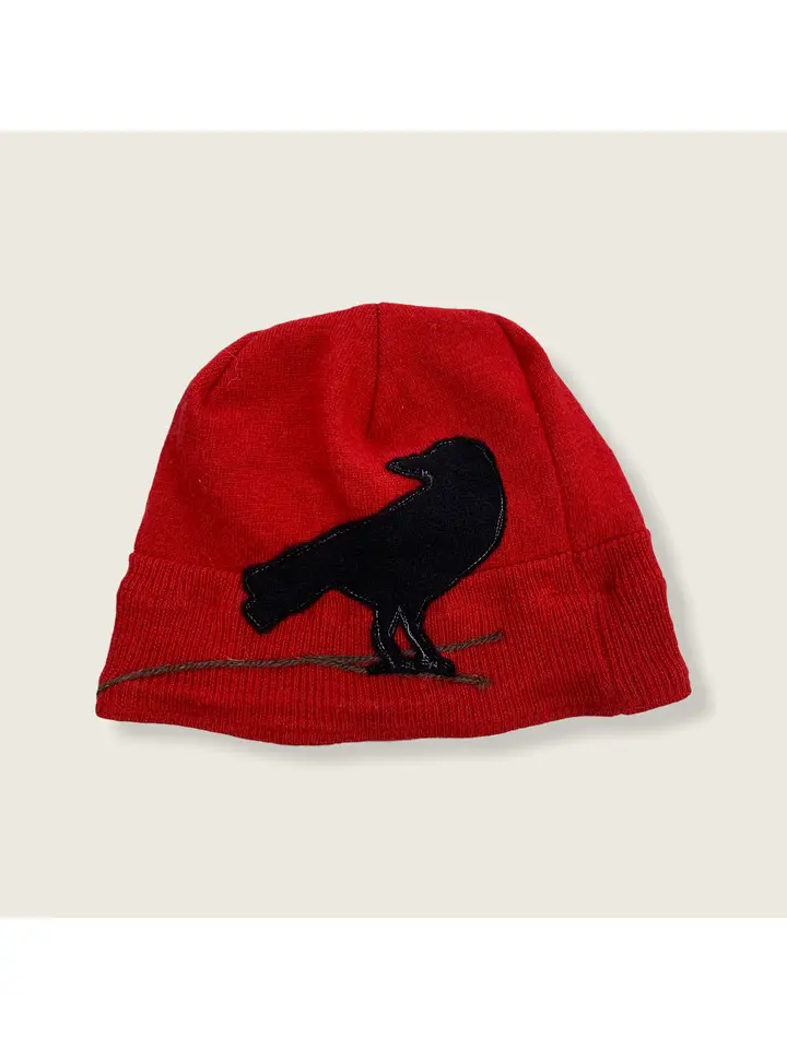 Wool Crow Hat - Heart of the Home LV